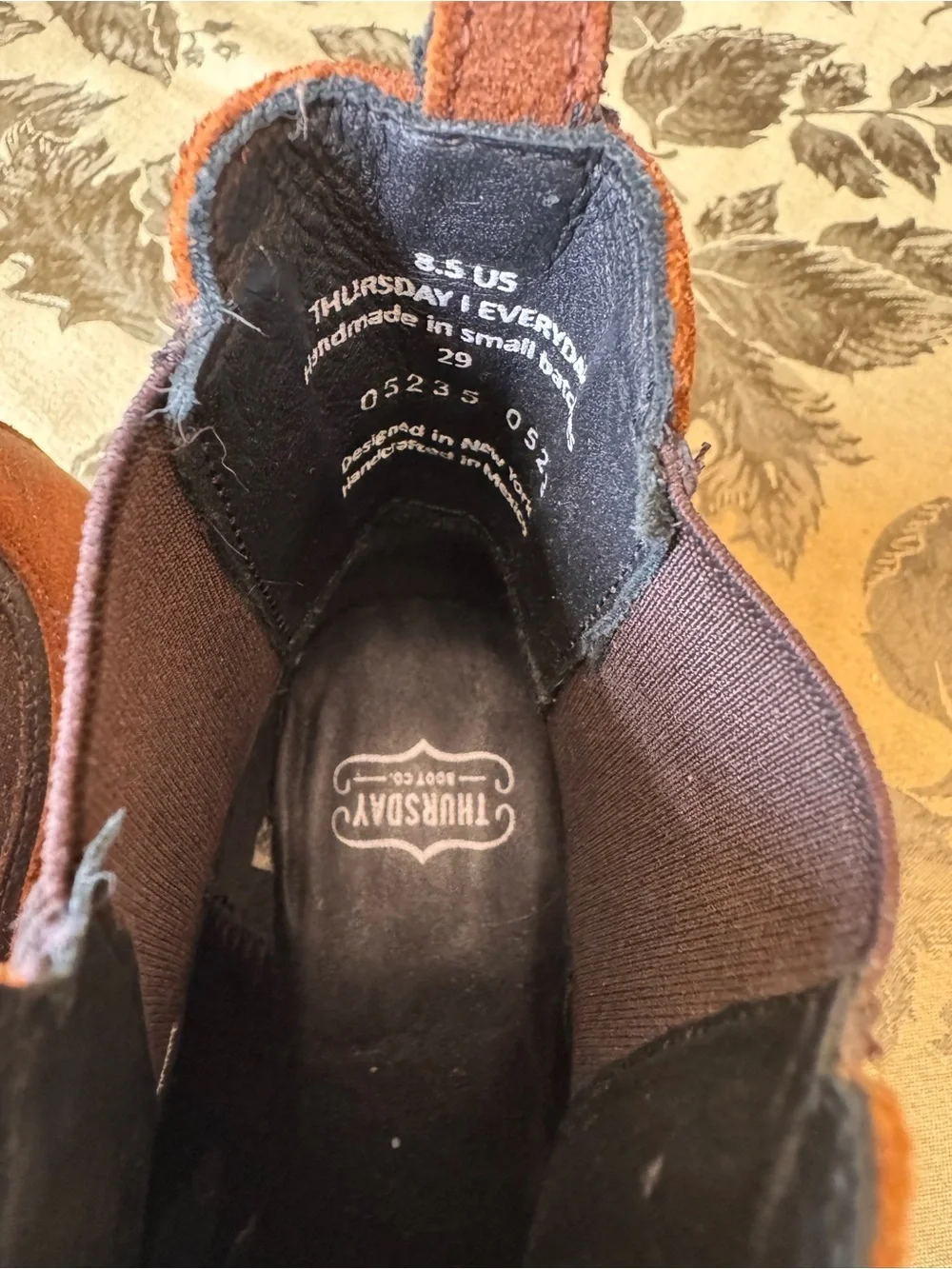Thursday Boot Company Duchess Chelsea Boots in Caramel Brown